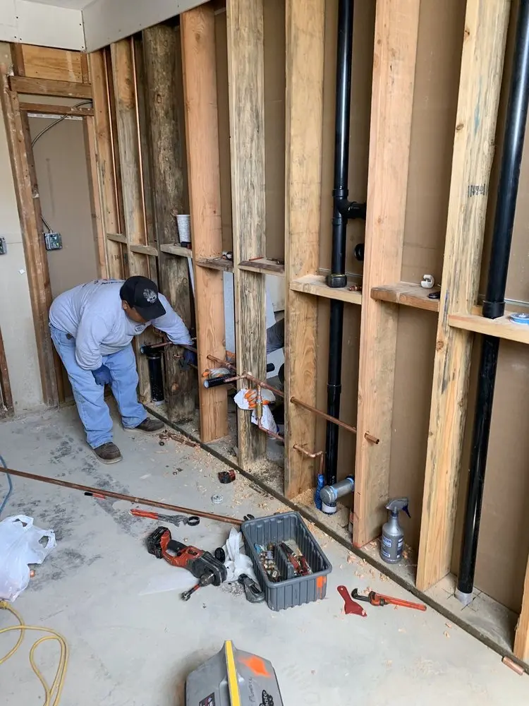 Commercial rough-in plumbing for Gas Line Repair in Lansing